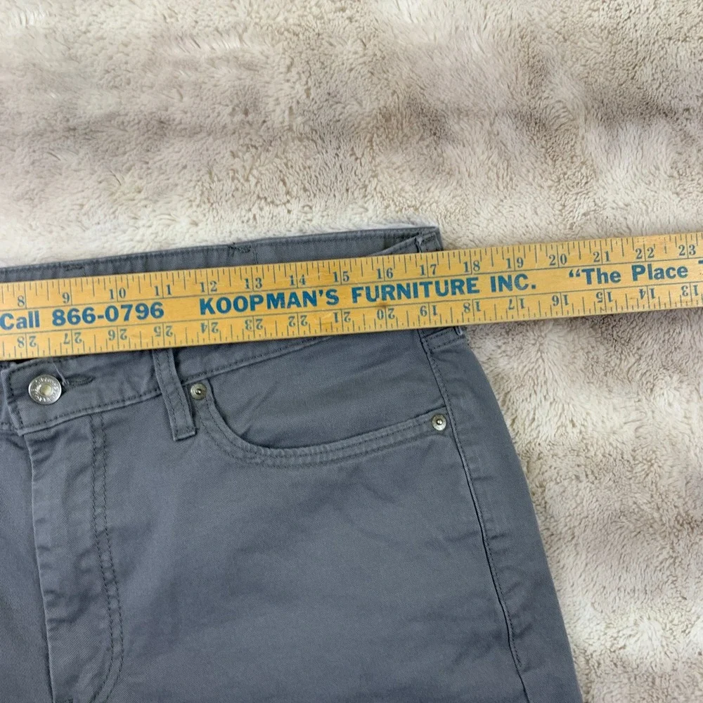 Levis 511 Slim Fit Pants Mens‎ 36x30 Gray Chino Twill Casual Stretch Trousers
